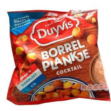 Duyvis BorrelPlankje Cocktail 275g/ Crunchy Peanuts Mix