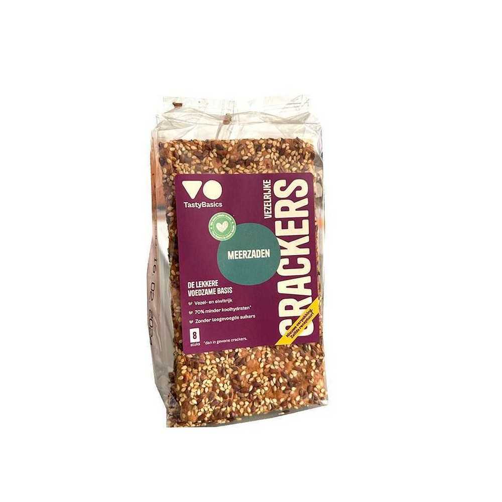 TastyBasics Crackers Meerzaden / Galletas Multi-Semilla 225g