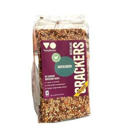 TastyBasics Crackers Meerzaden / Galletas Multi-Semilla 225g