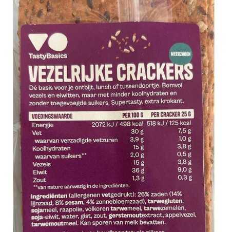 TastyBasics Crackers Meerzaden / Galletas Multi-Semilla 225g