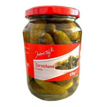 Jeden Tag Cornichons / Pickles 670g