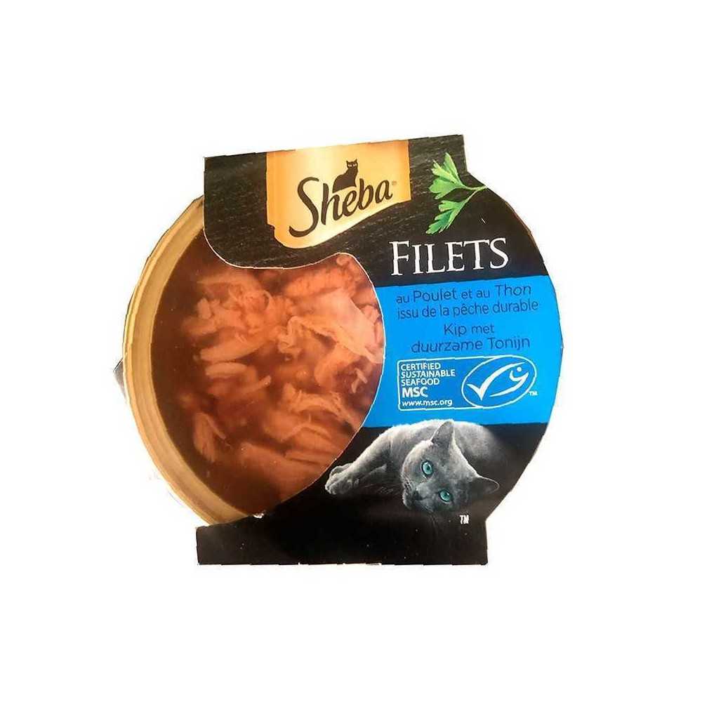 Sheba Tonijnfilet / Cat food Tuna Slices 80g