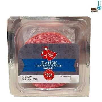 Gøl Danskinspirerad Salami Skivad / Salami Inspiración Danés 250g