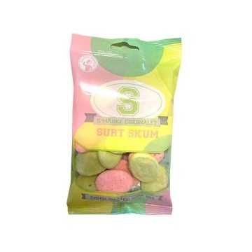 Candy People S-Märke Surt Skum 70g/ Sour Sugar Sweet