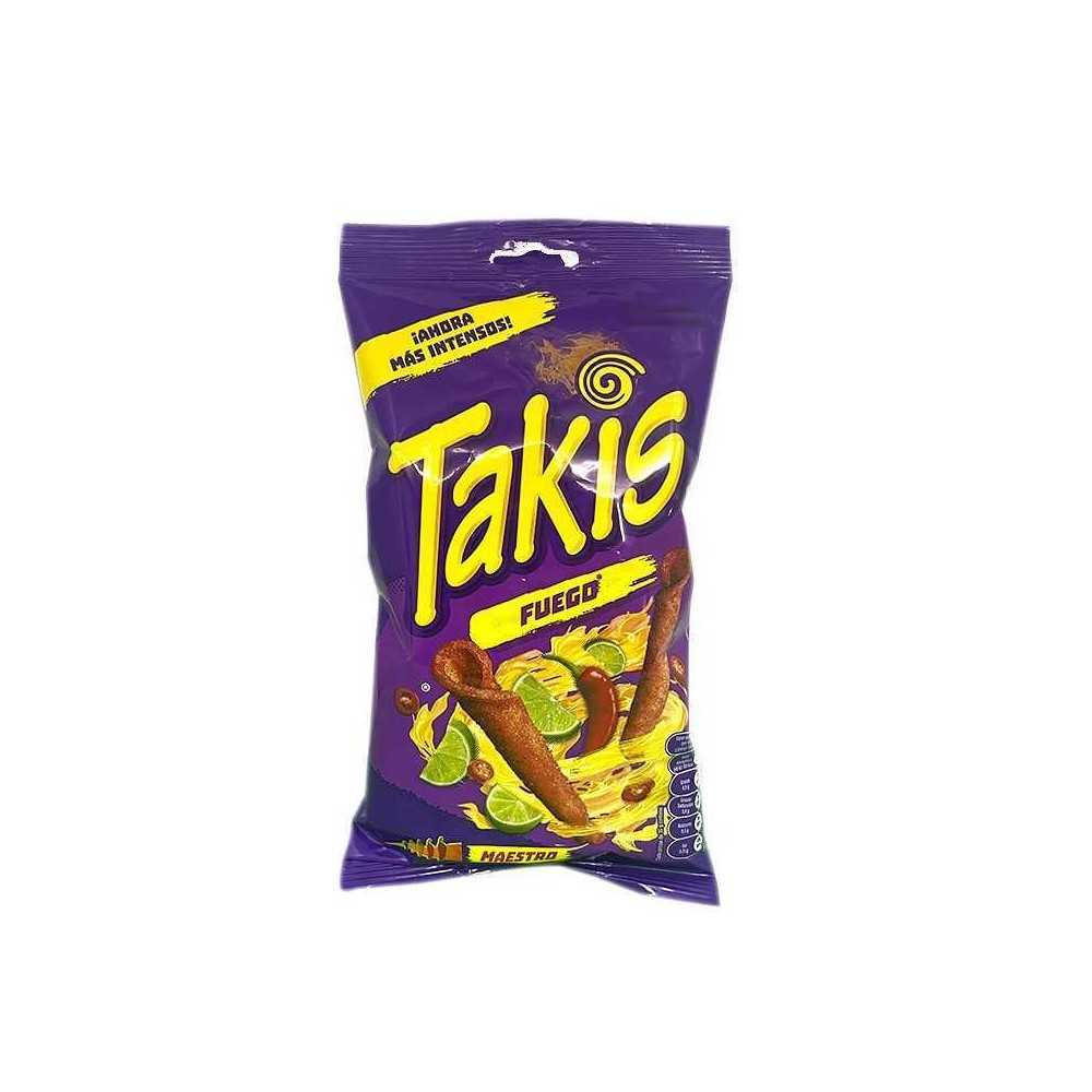 Takis Fuego 90g/ Corn Rolls With Spicy Lime Flavor