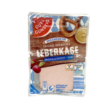 Gut&Günstig Leberkäse Fein / Paté de Cerdo 400g