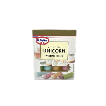 Dr.Oetker Unicorn Writing Icing / Azúcar de Colores para Hornear 76g