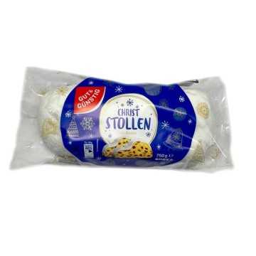 Gut&Günstig Christ Stollen / Pan de Navidad con Pasas 750g