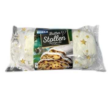 Edeka Butter Stollen 1000g/ Butter and Raisins Cake