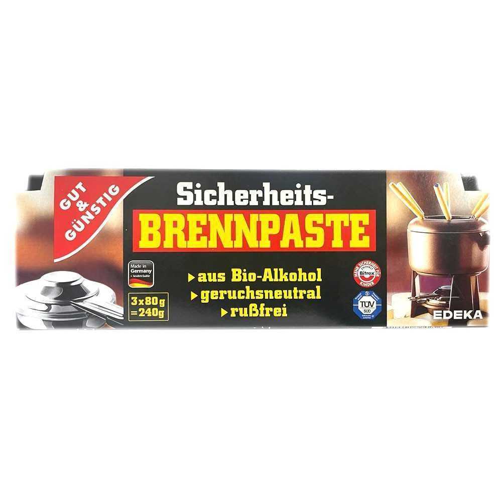 Gut&Günstig Sicherheits-Brennpaste / Combustible para Fondue x3