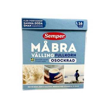 Semper MåBra Välling Fullkorn Osokrad 510g / Whole Wheat Porridge for Adults No Sugar