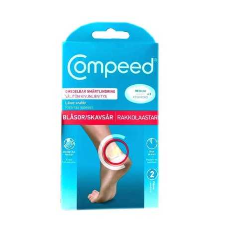 Compeed Blåsor-Skavsår Medium Plåster / Tiritas para Ampollas x2