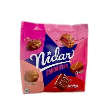 Nidar Favoritter / Chocolate Bars Mix 300g