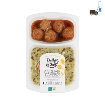 Daily Chef Andijvie Stamppot / Guiso de Escarola con Albóndigas 500g