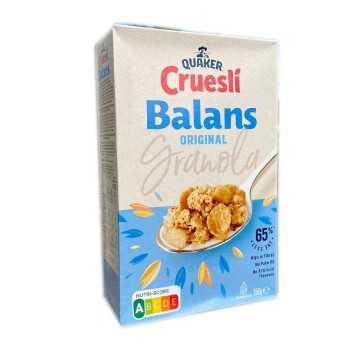 Quaker Cruesli Balans Original 350g / Crunchy Oats, Puffed Cereals and Flakes