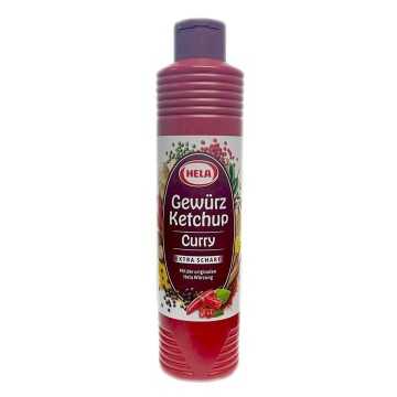 Hela Curry Gewürz Ketchup Extra Scharf / Curry Ketchup Extra Picante 800ml