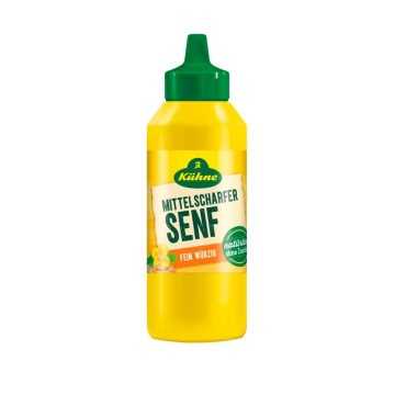 Kühne Mittelscharfer Senf / Mostaza Media 250ml