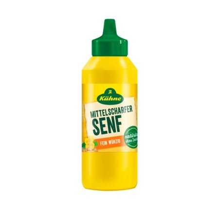 Kühne Mittelscharfer Senf 250ml/ Mild Mustard