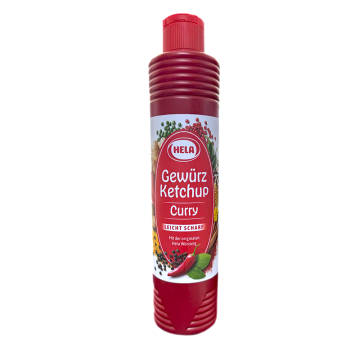 Hela Curry Gewürz Ketchup Leicht Scharf / Curry Ketchup Picante 800ml