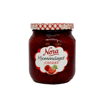 Nora Jordbærsyltetøy / Strawberry Jam 400g