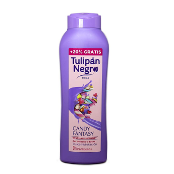 Tulipán Negro Gel de Baño Nube de Algodón 0% Parabenos 600ml/ Cotton Candy Shower Gel