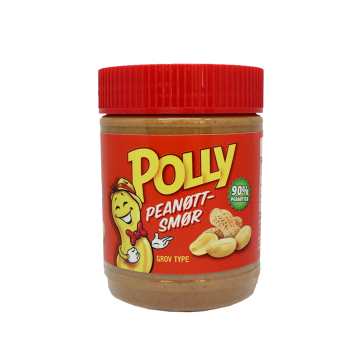 Polly Peanøtt Smør / Mantequilla de Cacahuete 340g