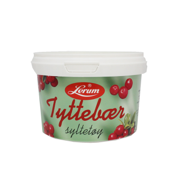 Lerum Tyttebærsyltetøy / Cranberry Jam 600g