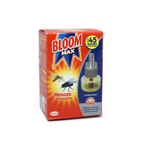 Bloom Max Anti-moscas y Mosquitos Recambio Líquido/ Repellent Refill