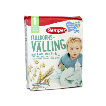 Semper Fullkornsvälling / Corn, Wheat & Rye Baby Food 725g