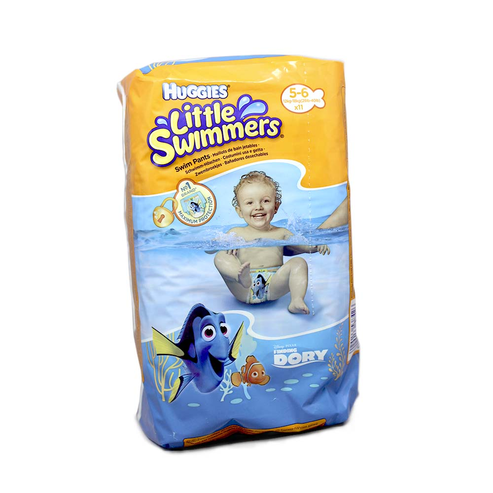 Huggies Little Swimmers T5-6 / Pañales de Agua Desechables x11