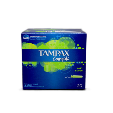 Tampax Compak Super Tampones x20