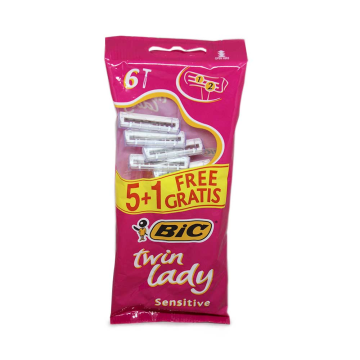 Bic Twin Lady Sensitive Maquinillas Desechables x5+1