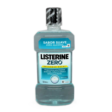 Listerine Zero Enjuague Bucal Sin Alcohol 500ml