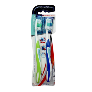 Elkos Premium Zahnbürste Weich / Toothbrush x2