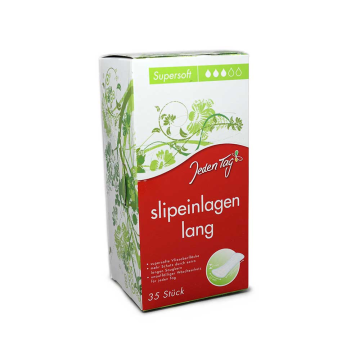 Jeden Tag Slipeinlagen Lang SuperSoft / Panty Liners Soft x35