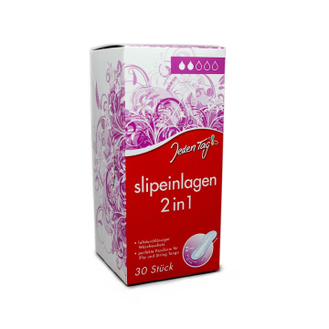 Jeden Tag Slipeinlagen 2in1 / Panty Liners x30