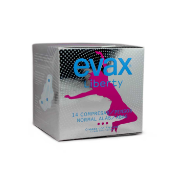 Evax Liberty Normal Alas Compresas x14