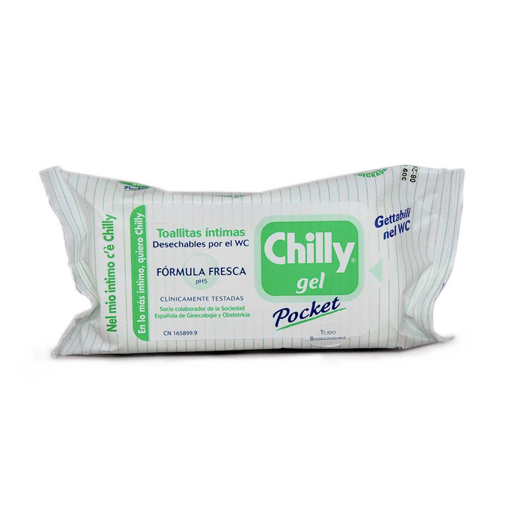 Chilly Gel Pocket Toallitas Íntimas