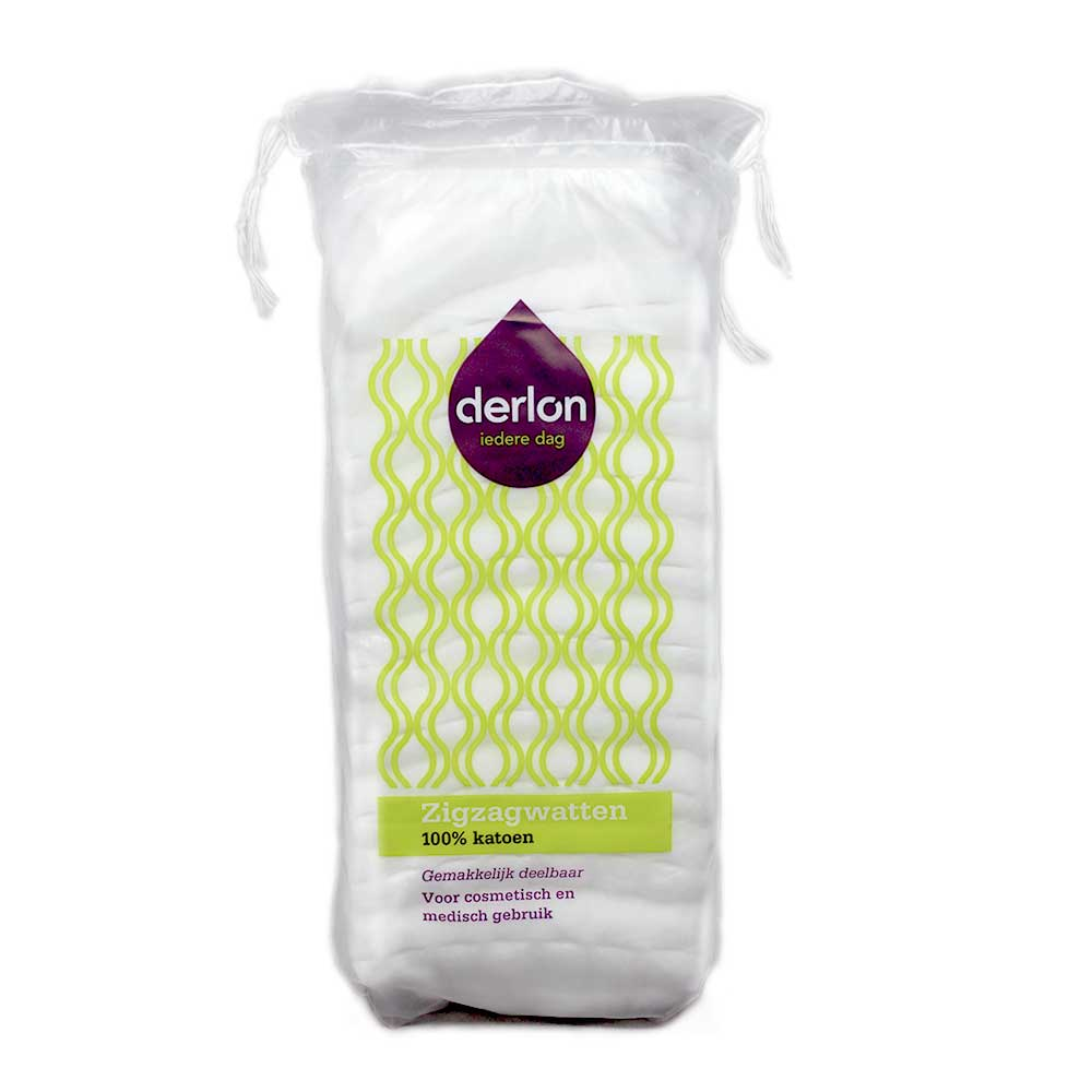 Derlon Zigzagwatten 100% Katoen / Cotton 100g