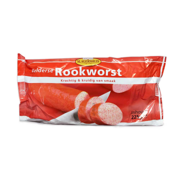 Slagershuis Gelderse Rookworst / Salchicha Aumada de Cerdo 225g