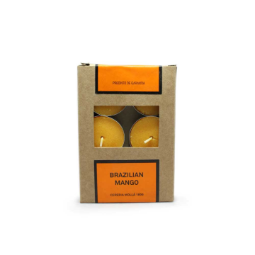 Cerería Mollá Velas de Té Brazilian Mango x6/ Tealights wiht Fragance