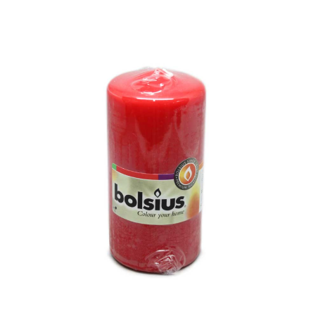 Bolsius Stompkaars 120/60 Rood/ Red Candle