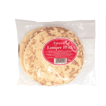 Bjørken Lomper / Tortitas de Patata x10 250g