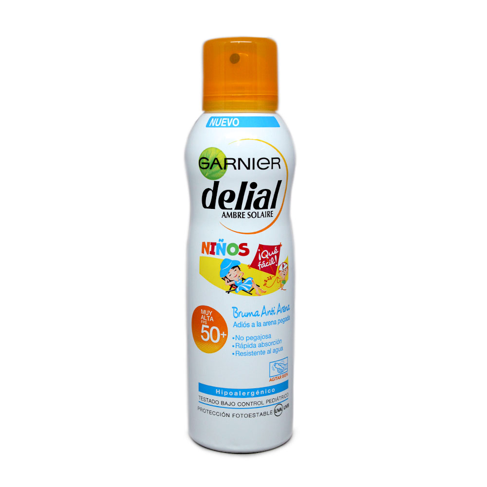 Garnier Delial Niños FP 50 Spray Anti-arena 200ml/ Sun Kids Spray