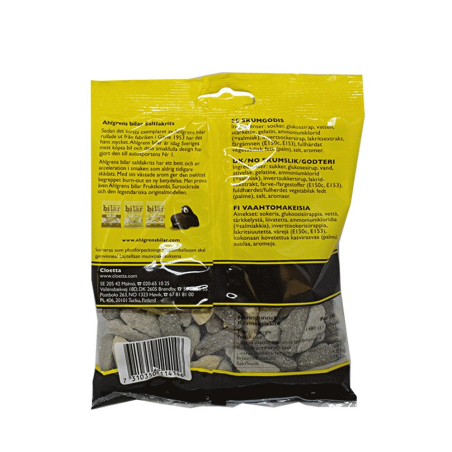 Bilar Ahlgrens Saltlakrits / Salted Liquorice Candy 100g