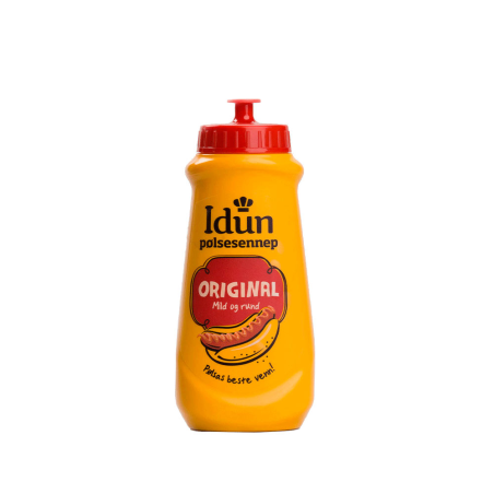 Idun Pølsesennep Original / Mustard 490g