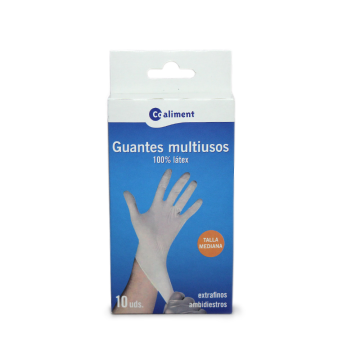 Coaliment Guantes Multiusos Latex Talla M x11