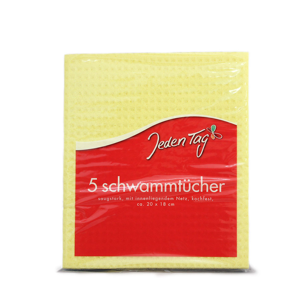 Jeden Tag Schwammtücher / Bayetas Absorbentes y Lavables x5