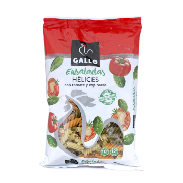 Gallo Ensaladas Hélices con Tomate y Espinaca / Spirals Tomato&Spinach 250g