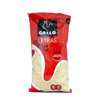 Gallo Letras para Sopa 250g